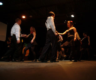 swing dancers